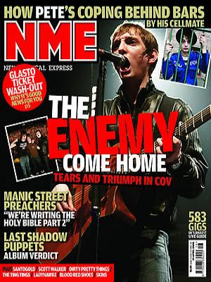 nme magazine cover. I would like my music magazine
